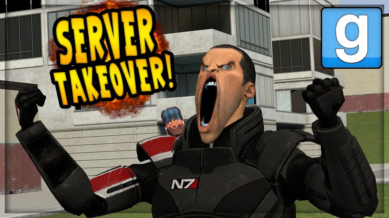 GMOD - SERVER TAKEOVER (Salty Kids and Angry Admins)