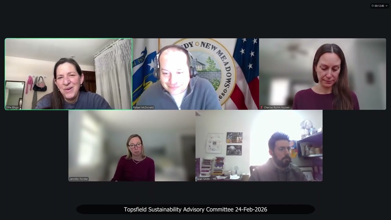 Topsfield Sustainability Advisory Committee 24-Feb-2026
