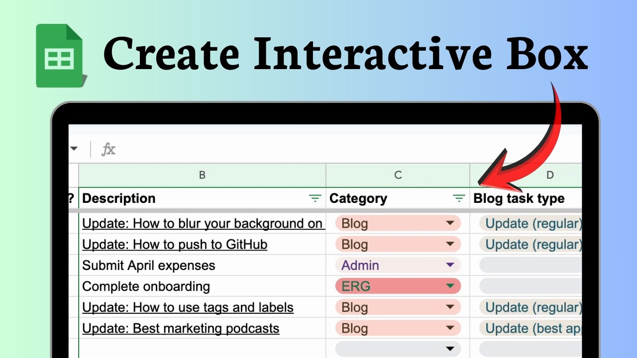 How to insert a checkbox in Google Sheets (Interactive Cell) - YouTube