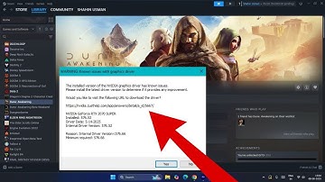 How to Fix Dune Awakening Error The Installed Version Of The NVIDIA Graphics Driver Has Known Issues