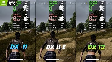 DirectX 11 vs DirectX 11 Enhanced vs DirectX 12 | PUBG | 2023 |  RTX  2060 super