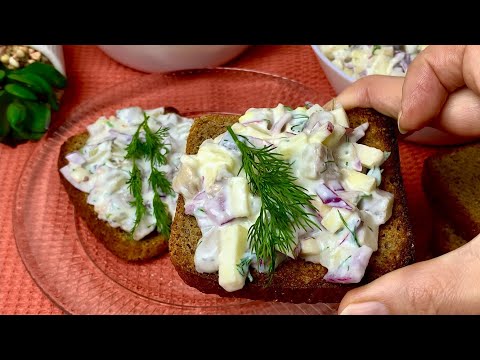 Селедку просто так НЕ ЕМ! Готовлю селедку со сметаной! 2 рецепта закуски