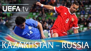 Futsal EURO highlights: Kazakhstan v Russia