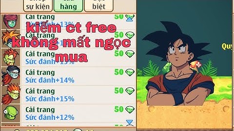 Ngọc Rồng Online - Những cách kiếm cải trang không phải bỏ ngọc ra mua