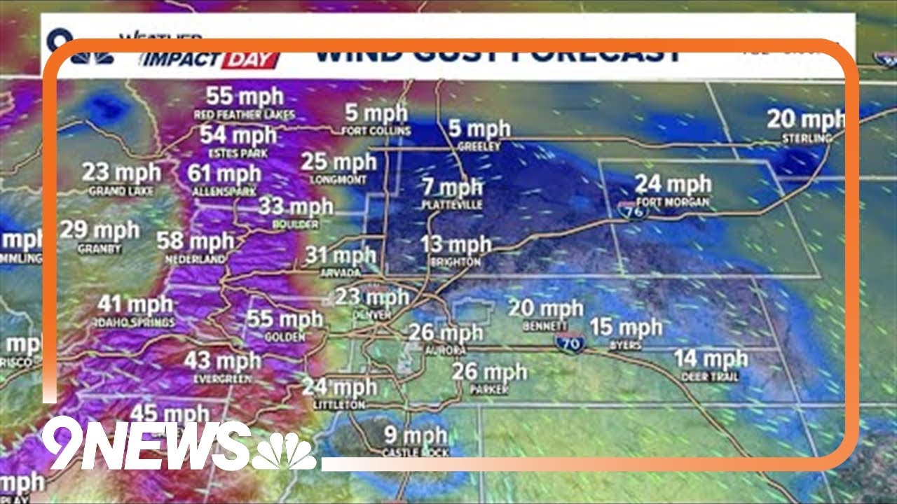 Extended forecast: Cold and windy afternoon for Denver - YouTube