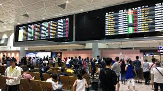 桃園國際機場第二航廈1樓入境大廳Taoyuan International Airport