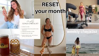 RESET your month| GOALS I SET FOR THE WEEK | Thoughts on homeschool!