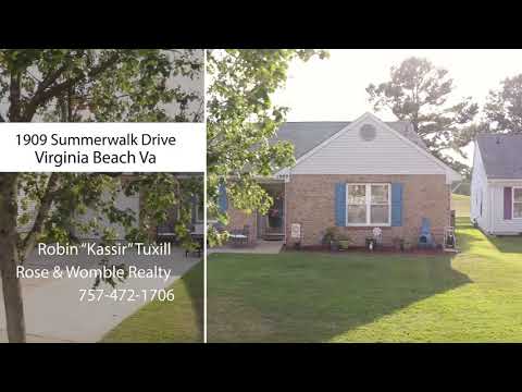 1909 Summerwalk Dr, Virginia Beach, VA home video tour