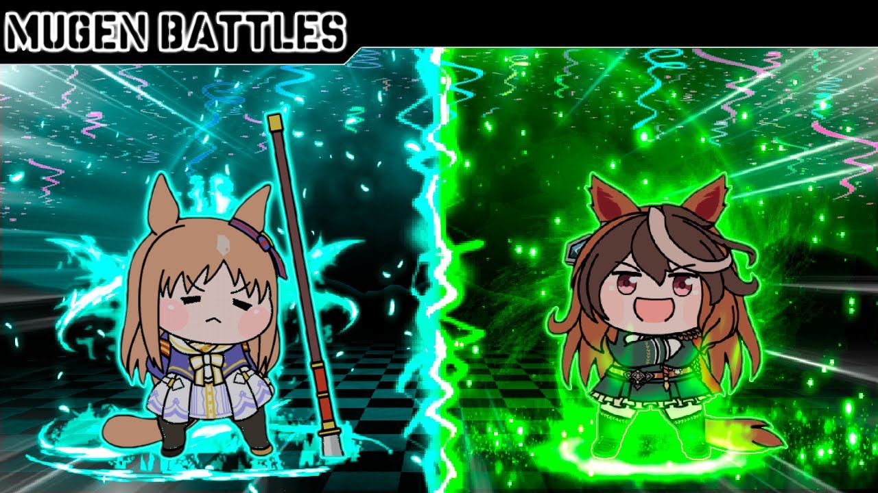 [MUGEN] ║ Grass Wonder vs Symboli Rudolf ║ [IA Match]