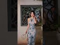 Captivated by her gaze… 💙 #Cheongsam #Lookbook