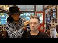 💈 Relaxing Hair Wash &amp; Hair Styled Two Ways At OKID Barbershop | Busan, South Korea