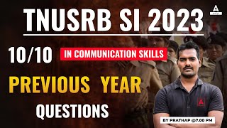 TNUSRB SI SFO 2023 | How To Score 10/10 After Solving Previous Year English Question Paper | Adda247