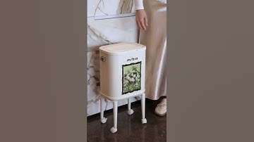 A Minimalist Waste Bin for a Simple and Elegant Home! 🌹 #Minimalist #ElegantHome #HomeDecor