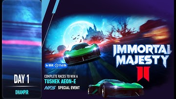 Tushek Aeon E | Immortal Majesty II | NFS: No Limits | Day 1