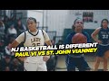 Nj basketball is different st john vianney and paul vi go at it