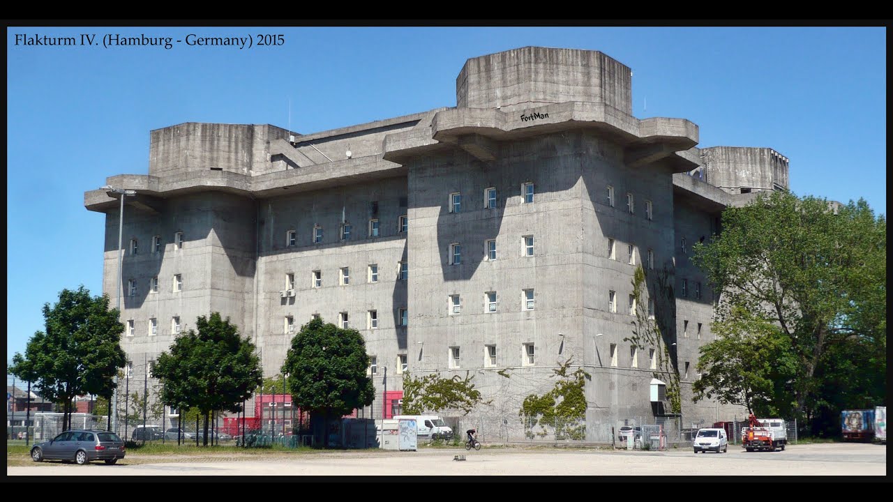 Flakturm IV. Heiligengeistfeld Hamburg & Flakturm I. Humboldthain Berlin (Germany)