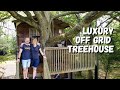 We Stayed in a Luxury Off Grid Treehouse!