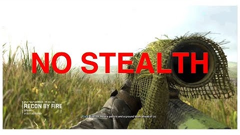 Recon by fire (NO STEALTH) Call of duty Modern Warfare 2