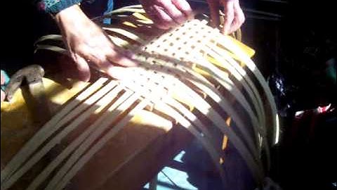 Nancy Today: New England basket 2 tutorial ASMR basketmaking (basket making tutorial) hacer cesta