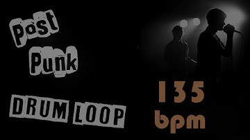 Post Punk Drum Loop 135 bpm
