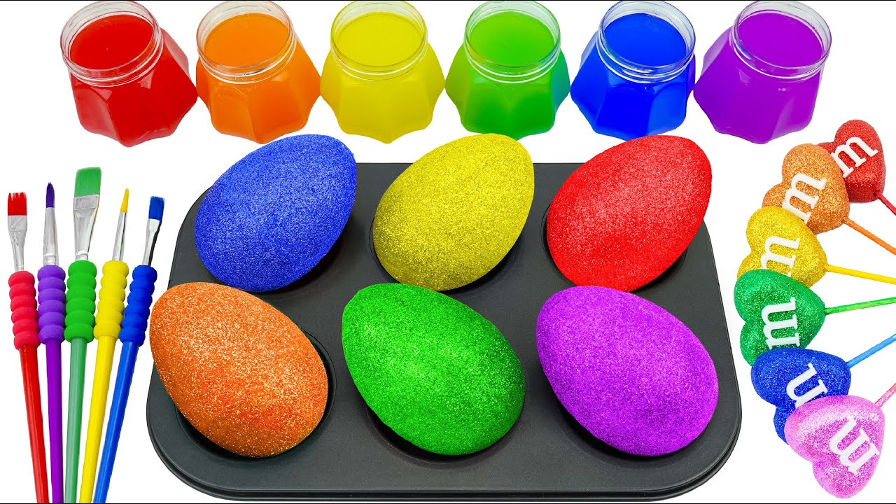 Satisfying Video l How To Make Rainbow Ice Cream with Play Doh Star Cutting ASMR