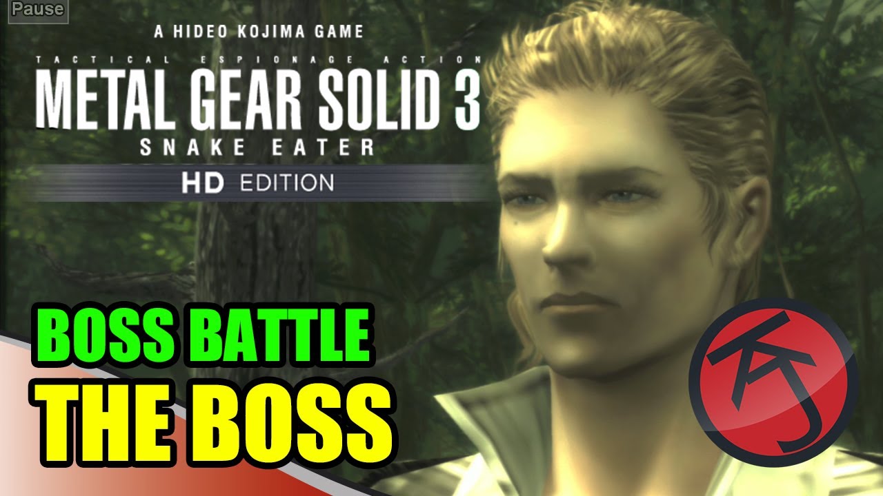Metal Gear Solid 3 - BOSS BATTLE: SNAKE VS THE BOSS - YouTube