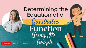 Determining the Equation of a Quadratic Function Using Its Graph