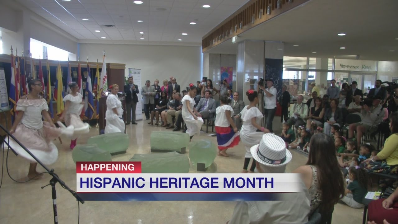 Community kicks off Hispanic heritage month - YouTube