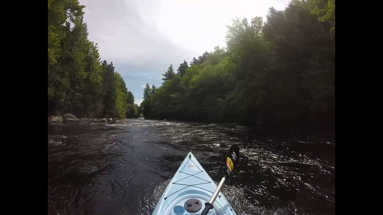Kayaking on the Saranac River YouTube