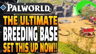 Palworld - I BUILT the ULTIMATE Breeding Base!! Set this up NOW!