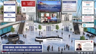 ESH 23rd Annual John Goldman E-Conference on CML: virtual tour of the E-Conference platform