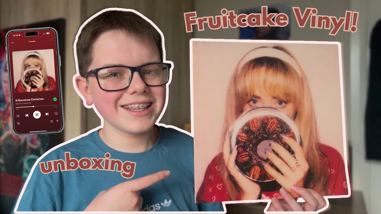 Fruitcake Sabrina Carpenter Vinyl Unboxing!! YouTube