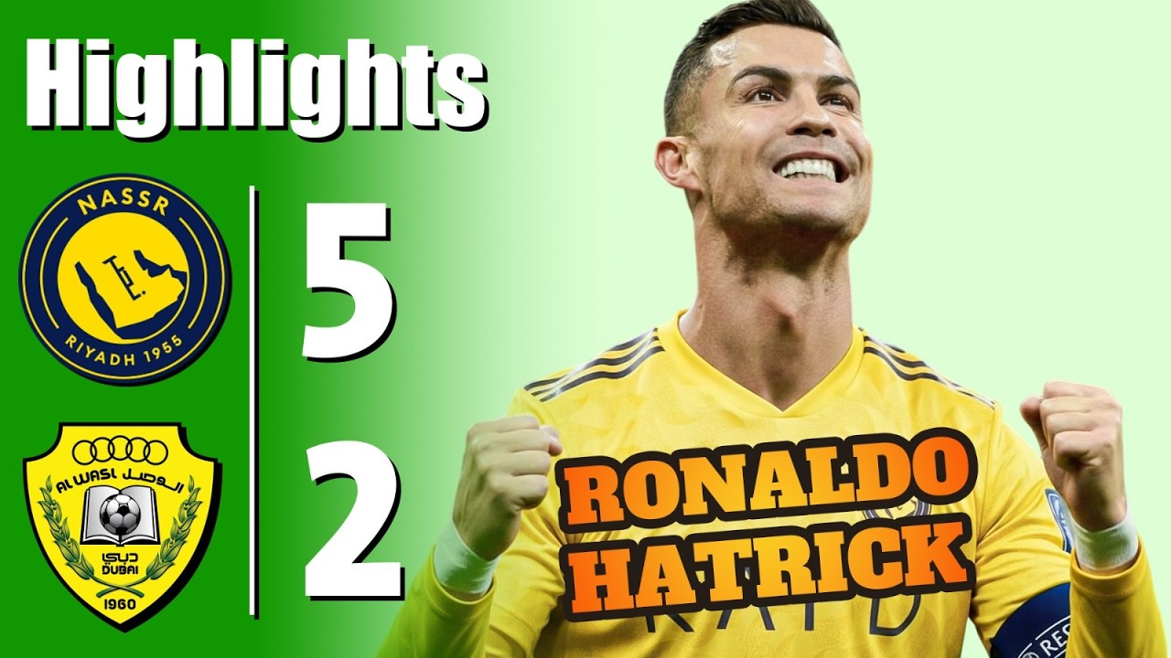 Хет-трик Роналду 💥 Аль-Наср против Аль-Васл 5-2 - Все голы и обзор - 2026