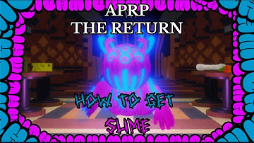 HOW TO GET SLIME IN APRP: THE RETURN!! #slime #piggy #roblox #aprp