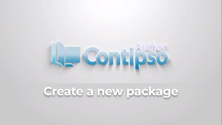 Create a new package - Contipso Authoring tool