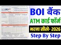 Bank of india atm form kaise bhare | boi Bank atm form kaise bhare | BOI atm form kaise fill kare