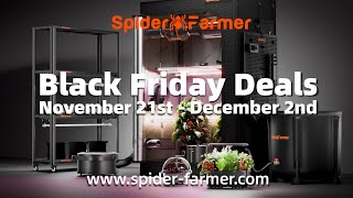 Spider Farmer Black Friday Deals November 21-December 2nd Discount Code YAMAGROW