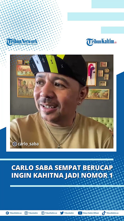 Carlo Saba Sempat Berucap Ingin Kahitna Jadi Grup Musik Nomor Satu Bukan Cuma Indonesia