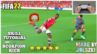 FIFA 22 | SCORPION KICK Skill Tutorial Deutsch - mit Controller Cam