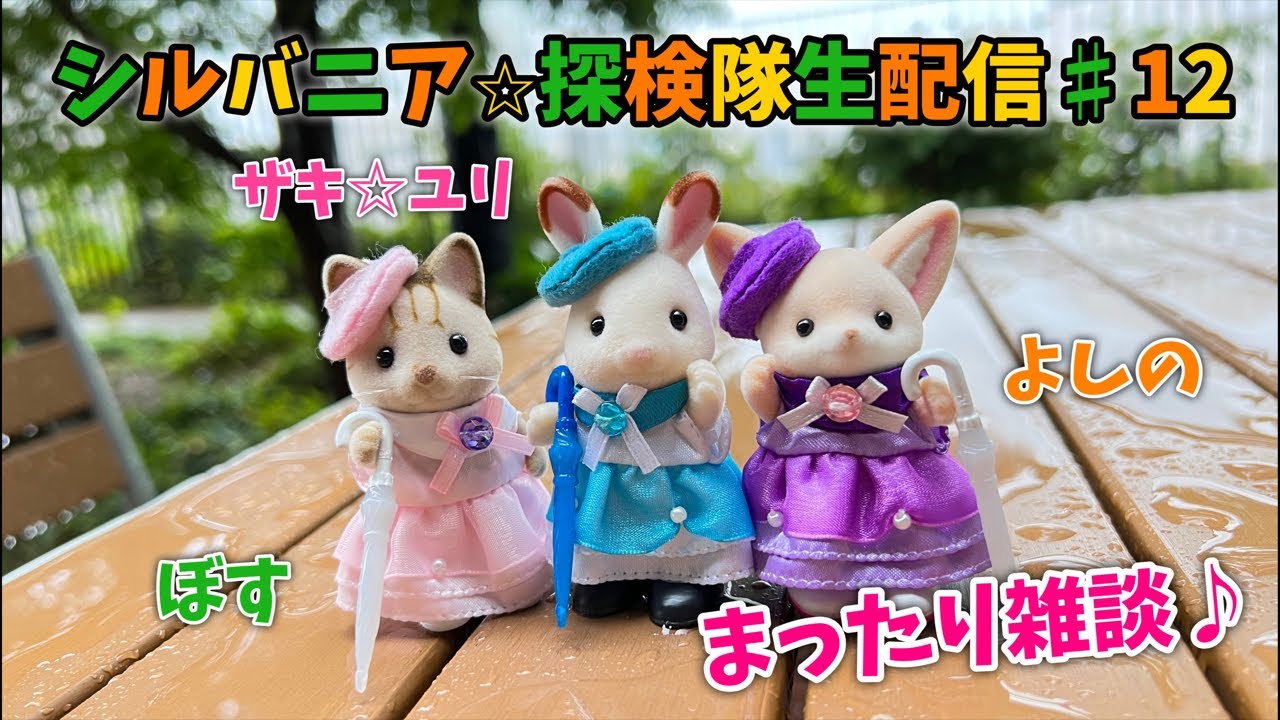 生配信#12】3人で顔出しまったり雑談生配信【シルバニア探検隊