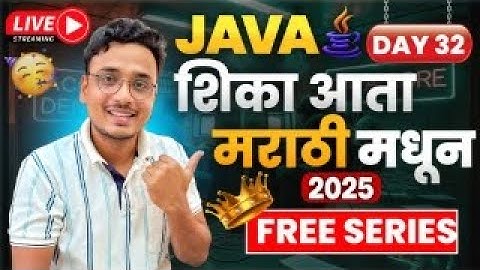 Java Full Stack Course in Marathi 🔥 | Day 32 | 12 LPA | Java Collection | List in Java