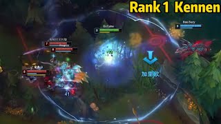 Rank 1 Kennen This Kennen Is Breaking Kr Challenger