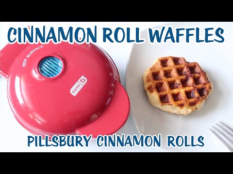 Dash Mini Waffle Maker Review Unboxing Waffle Recipe - Bow and Go