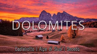 Epic DOLOMITES | Castelrotto, Alpe di Siusi & Seceda | Italy Travel Vlog screenshot 4