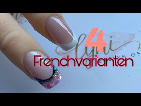 4 French-varianten | Gelnägel selber machen