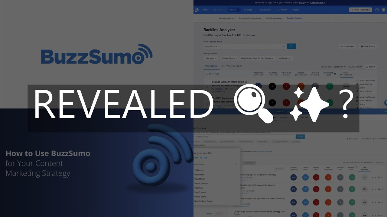 how to use buzzsumo   buzzsumo tutorial