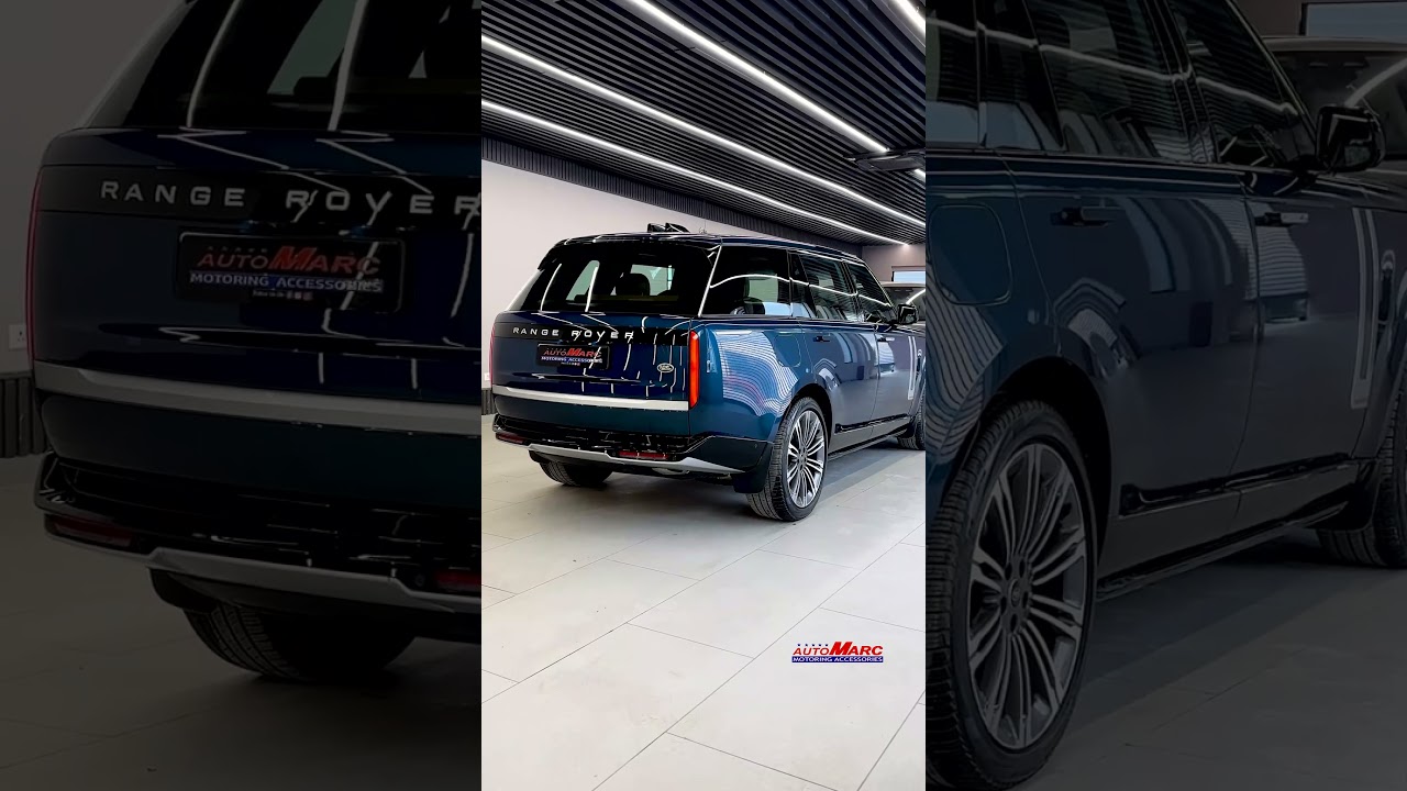 Range Rover Vogue Upgraded With Automatic Deployable Running Boards and the shield of XPEL PPF