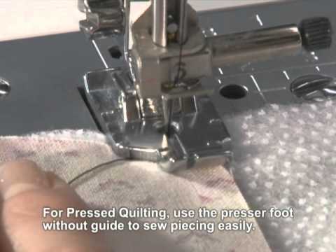 1/4 Piecing Foot with guide F057 - Genuine Brother - Brother - Brother  Machines