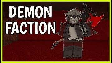 Roblox RUNE SLAYER DEMON FACTION Location