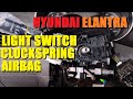 2013 Hyundai Elantra Light Switch Airbag Clockspring